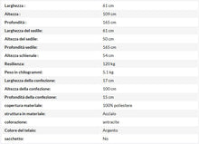 Carica l'immagine nel visualizzatore di Gallery, Sedia da campeggio Snobby II con schienale bloccabile in 3 posizioni