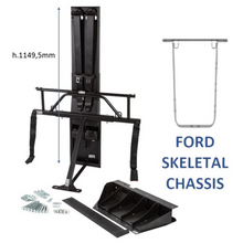 Carica l'immagine nel visualizzatore di Gallery, Kit cinture Isofix Ford Transit Van Puntone Dritto per sicurezza seggiolino camper misure