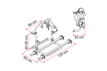 Carica l'immagine nel visualizzatore di Gallery, Portabici Fiamma mod. Carry-bike CL - 02093B87A