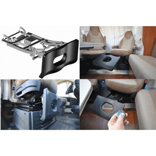 Cunei Per Ruote In Plastica Robusta – Set Da 2, Blu, Antiscivolo, Con Maniglia In Corda, 19,8x10,5x9,6 Cm, Per Camper E Veicoli