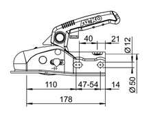 Carica l'immagine nel visualizzatore di Gallery, Al-Ko AK161 giunto a sfera con Soft Dock