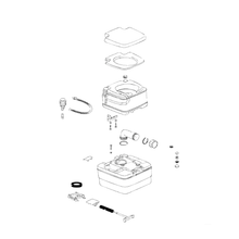 Carica l'immagine nel visualizzatore di Gallery, Ricambi Porta Potti wc Thetford 142-165<2011