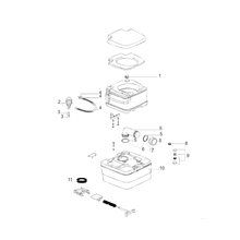 Carica l'immagine nel visualizzatore di Gallery, Ricambi Porta Potti wc Thetford 142-165<2011 scheda tecnica