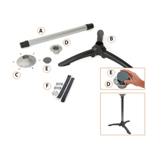 Carica l'immagine nel visualizzatore di Gallery, Gamba tavolo e accessori componibile - Table legs