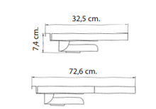 Carica l'immagine nel visualizzatore di Gallery, Supporto TV camper LCD ad estrazione a soffitto mod.12731/30A1/01/000