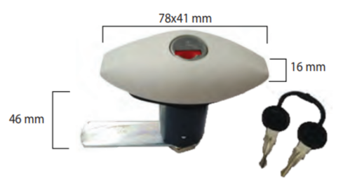 serratura per bagagliaio auto 1 pz per meccanismo di chiusura del cofano motore per Ford per Focus per C-Max accessori per auto 3M5116700AC baule portaoggetti con serratura