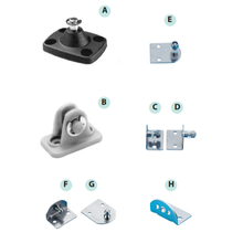 Carica l'immagine nel visualizzatore di Gallery, Supporti per molle a gas