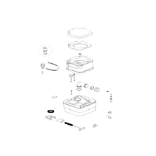 Carica l'immagine nel visualizzatore di Gallery, Ricambi Porta Potti wc Thetford 335-345-365<2011