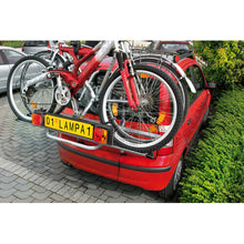 Carica l'immagine nel visualizzatore di Gallery, Dimostrazione Barra ripetitrice segnaletica posteriore per portabici per auto Nordrive