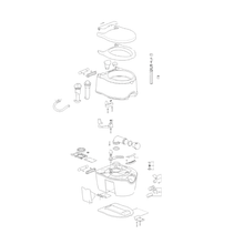 Carica l'immagine nel visualizzatore di Gallery, Ricambi Porta Potti wc Thetford 565