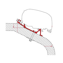 Carica l'immagine nel visualizzatore di Gallery, Adapter LMC-TEC staffa per tendalini Fiamma F80/F65