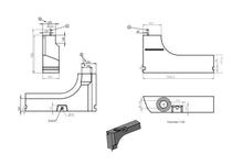 Carica l'immagine nel visualizzatore di Gallery, Scheda tecnica Serbatoio sagomato per van 112lt per Ducato dopo il 2018