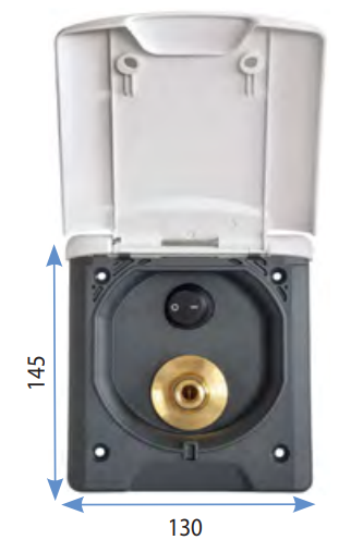 DI-0150245040 - Innesto Attacco Rapido Gas Maschio Con Portagomma 8mm Per Presa Esterna.1.1.48.gp.54011
