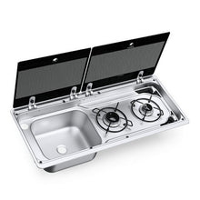 Carica l'immagine nel visualizzatore di Gallery, Piano cottura + lavello combinato Dometic Mod. MO9722L/MO9722R