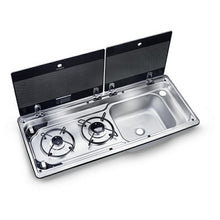 Carica l'immagine nel visualizzatore di Gallery, Piano cottura + lavello combinato Dometic Mod. MO9722L/MO9722R