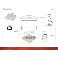 Carica l'immagine nel visualizzatore di Gallery, Ricambi oblò Fiamma Turbovent Pro e Vent