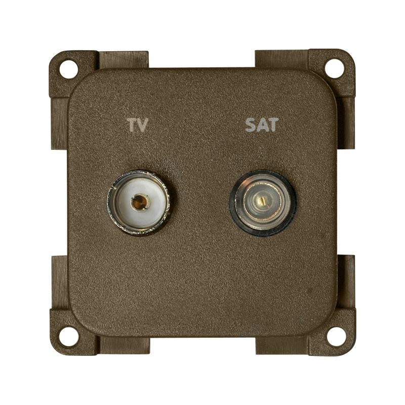 Bingfu Doppia Presa Antenna TV Splitter Satellitare 2 Vie Ripartitore Bingfu Doppia Presa Antenna TV Splitter Satellitare 2 Vie Ripartitore