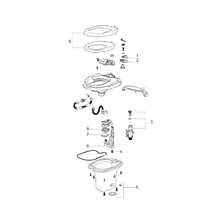 Carica l'immagine nel visualizzatore di Gallery, Ricambi WC Thetford Aqua Magic IV scheda tecnica