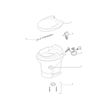 Carica l'immagine nel visualizzatore di Gallery, Ricambi WC Thetford Aqua Magic V Scheda tecnica