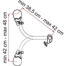 Carica l'immagine nel visualizzatore di Gallery, Bike block PRO S asta braccetto blocca bici Fiamma
