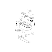 Carica l'immagine nel visualizzatore di Gallery, Ricambi cassetta wc Thetford C200 con ruote