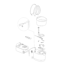 Carica l'immagine nel visualizzatore di Gallery, Ricambi Toilette a Cassetta Thetford C223s