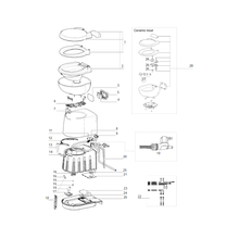 Carica l'immagine nel visualizzatore di Gallery, Ricambi Toilette a Cassetta Thetford C250s scheda tecnica