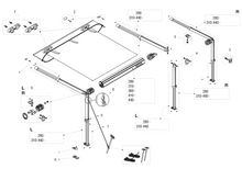 Carica l'immagine nel visualizzatore di Gallery, Ricambi tendalino fiamma CaravanStore 280-440 Versione 07
