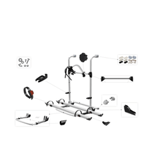 Carica l'immagine nel visualizzatore di Gallery, Ricambi portabici Fiamma Carry-Bike pro - black & blue