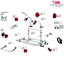 Carica l'immagine nel visualizzatore di Gallery, Ricambi portabici Fiamma Carry-Bike Pro M