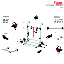 Carica l'immagine nel visualizzatore di Gallery, Ricambi portabici Fiamma Carry-Bike Pro E-Bike