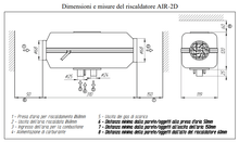 Carica l'immagine nel visualizzatore di Gallery, Scheda tecnica Riscaldatore a gasolio per camper Autoterm 2D-12V