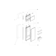 Carica l'immagine nel visualizzatore di Gallery, Scheda tecnica Ricambi frigorifero Dometic serie 10 Rmd 10.5 xt - Sportello