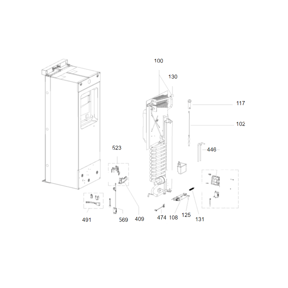 Socle ou plateau des Freezer Dometic pour les modèles RCL10.4ET RML10 Socle ou plateau des Freezer Dometic pour les modèles RCL10.4ET RML10