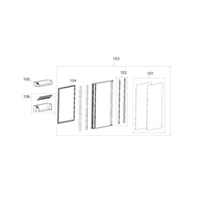 Carica l'immagine nel visualizzatore di Gallery, Scheda tecnica Ricambi frigorifero Dometic serie 10 Rms 10.5 t - Sportello