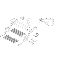 Carica l'immagine nel visualizzatore di Gallery, Ricambi per scalini - step Thule Double step 12v 380 - 440 - 500 - 550