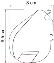 Carica l'immagine nel visualizzatore di Gallery, Tendalino Fiamma F35 Pro Telo Royal Grey