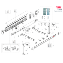 Carica l'immagine nel visualizzatore di Gallery, Ricambi tendalino Fiamma F45L Titanium 450-550
