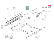 Carica l'immagine nel visualizzatore di Gallery, Ricambi tendalino Fiamma F45s Eagle Polar white 350-450