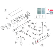 Carica l'immagine nel visualizzatore di Gallery, Ricambi tendalino Fiamma F65L Titanium 400-490