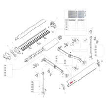 Carica l'immagine nel visualizzatore di Gallery, Ricambi tendalino fiamma F80 S Titanium 290-450