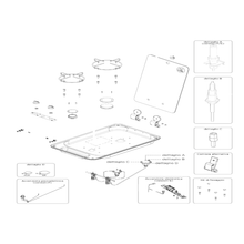 Carica l'immagine nel visualizzatore di Gallery, Ricambi piano cottura Can mod. FC 1337