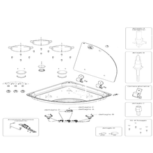 Carica l'immagine nel visualizzatore di Gallery, Ricambi piano cottura Can FC 1343