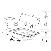 Carica l'immagine nel visualizzatore di Gallery, Ricambi piano cottura Can mod. FL13XX
