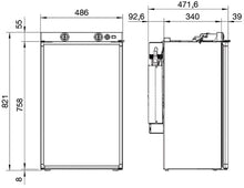 Carica l'immagine nel visualizzatore di Gallery, Scheda tecnica Frigo Dometic ad assorbimento Serie 5 RM 5380