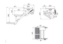 Carica l'immagine nel visualizzatore di Gallery, Gradino elettrico con movimento a scomparsa Mod. 10752 serie L