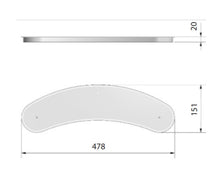 Carica l'immagine nel visualizzatore di Gallery, Plafoniera con base piana mod. BMG 12V