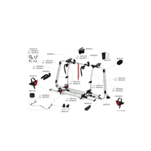 Carica l'immagine nel visualizzatore di Gallery, Ricambi portabici Fiamma Van Carry-bike VW T6 Pro