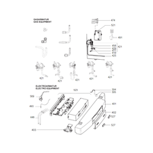 Carica l'immagine nel visualizzatore di Gallery, Scheda tecnica Ricambi frigorifero Dometic serie 8 mod. RML 8551 Sx - Accessori