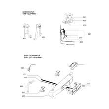 Carica l'immagine nel visualizzatore di Gallery, Scheda tecnica Ricambi frigorifero Dometic serie 8 mod. RML 8555 Dx - Accessori